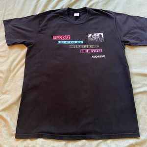 Supreme Tshirt- black xl